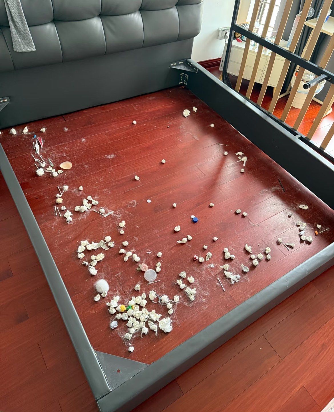 换床垫天都塌了