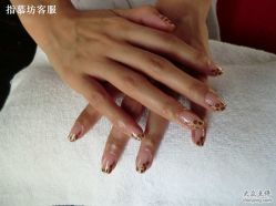 指慕坊甲油彩胶豹纹1-指慕坊美甲造型