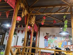 大堂-缘福乡村铁锅炖民宿(八达岭店)