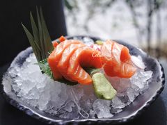 三文鱼刺身-水之惠鲜鱼料理(王府大街店)