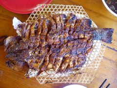 烤虹鳟鱼-劳模山庄