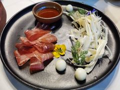 三年金钱火腿配大理手撕乳扇-泓0871臻选云南菜·味庄