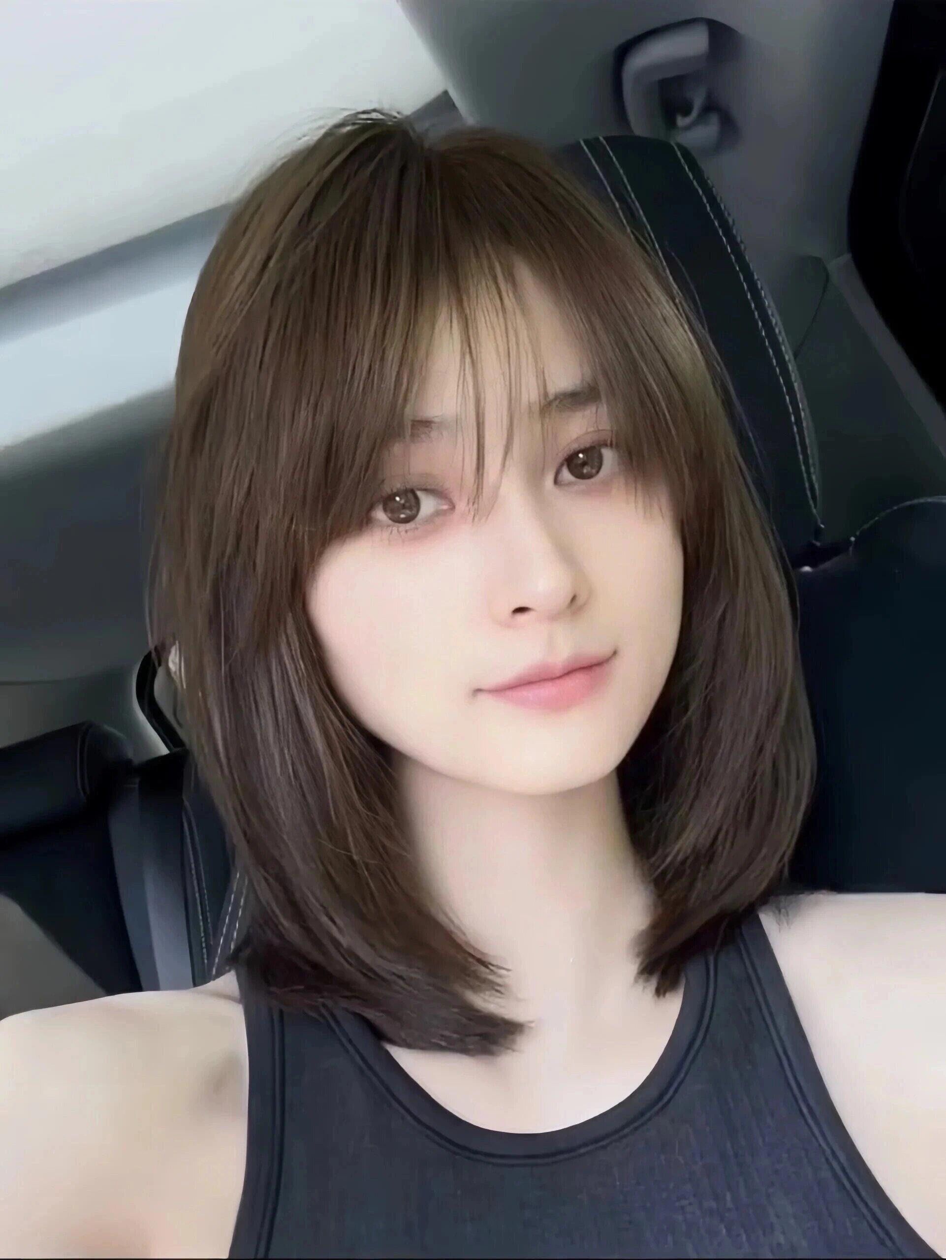 中长发简约风✨锁骨发