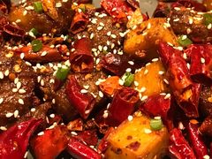 歌乐山辣子雪花牛肉-莲·中餐厅(成都首座万豪酒店)