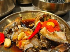 -草家酱蟹炭火烤肉店(珲春南路一店)
