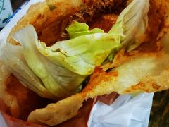 -小红车炸蛋葱油饼