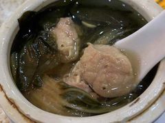 菜干南北杏猪肺汤-煲煲掂风味煲仔饭餐厅(西区店)