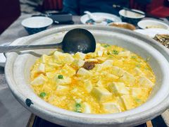 砂锅蟹黄豆腐-老浒记烤鸭-北京菜(琉璃厂店)