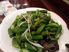 葱油秋葵-好口味小吃楼·东北菜(太原南街店)