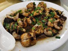 豉汁蒸鱔盤龍上-焕记海鲜饭店