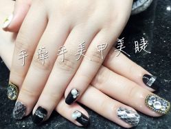 -手牵手美甲