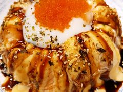 三文鱼流心熔岩饭-梦山水日本烧肉(五四广场店)