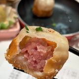 关键还能免费续一次粉丝 蟹粉拌面:面是比较劲道的