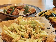 孜然炒花菜-馒少爷私房菜馆·龙虾