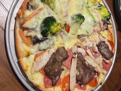 肉食动物➕素食薄饼披萨-SUPER BOWL 超级碗披萨(崂山丽达店)