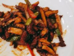 杏鲍菇炒雁柳-西安烤鸭店(369烤鸭王店)