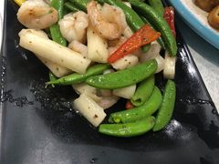 黑松露炒虾球-大眼锅贴水饺(河东店)