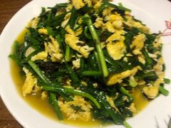 韭菜地皮炒鸡蛋-安徽人家(奥体店)