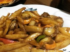 全贝山药-东来菜馆•手抓海鲜家常菜•海鲜锅贴(鸽子窝店)