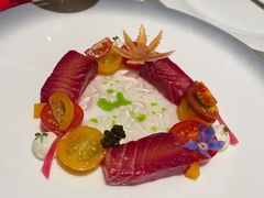 挪威烟熏三文鱼水晶黄瓜香槟奶油-福楼法餐厅FLO