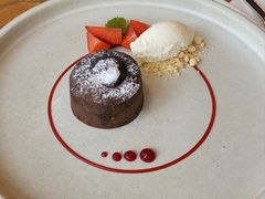 熔岩巧克力蛋糕配冰淇淋-EN SPACE恩空间