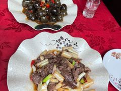 藕带炒牛肉-王城醋血鸭老店