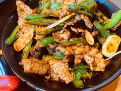 辣椒炒牛肉-禧福徕盆盆香川菜馆