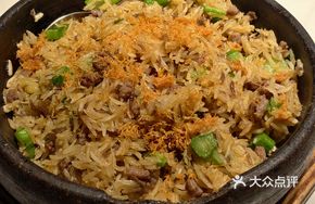 Scallops and Beef Cubes Fried Rice