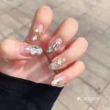 夏日美甲——亮片金箔亮钻仙女风美甲