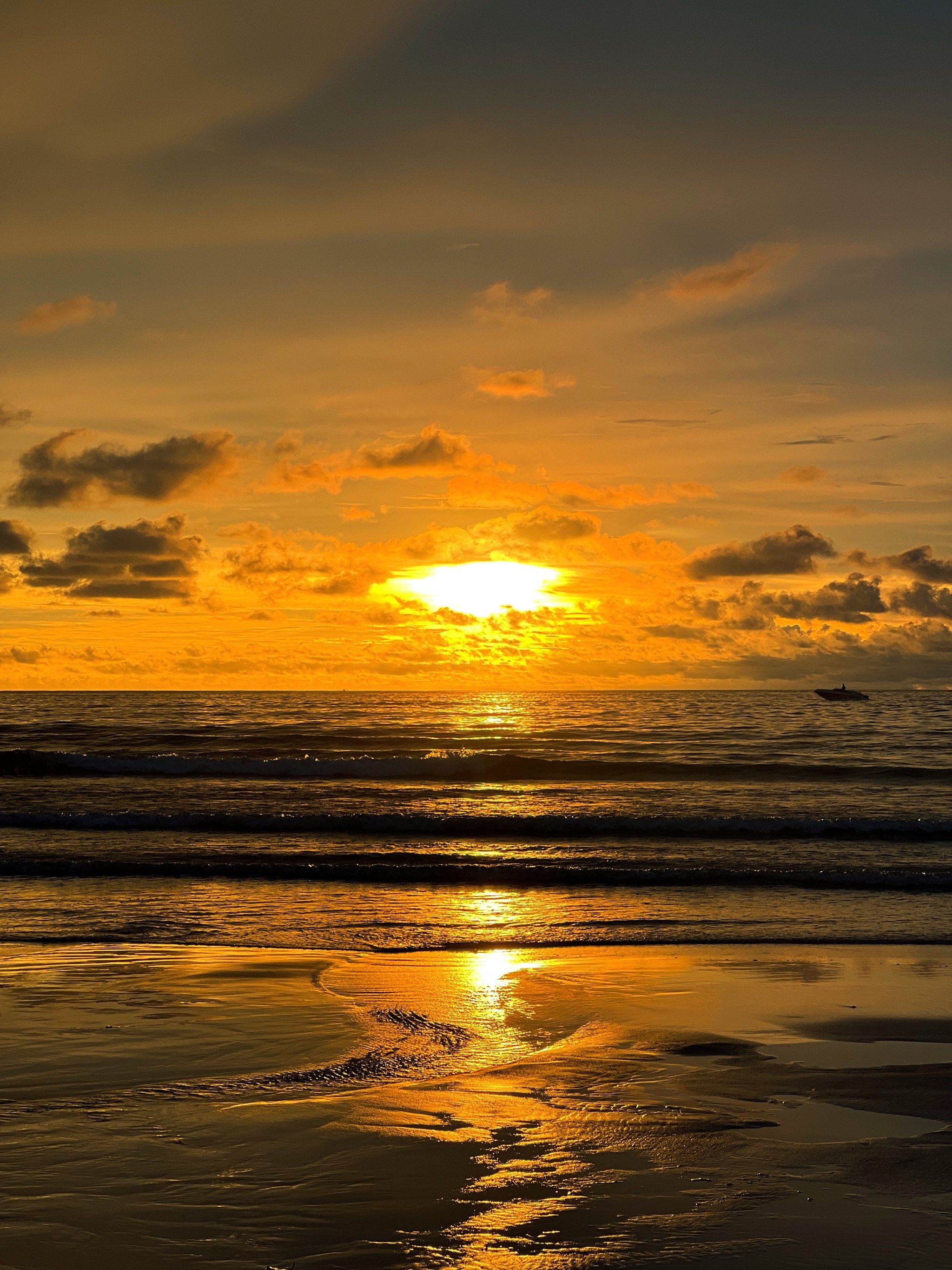 我在这里拍到了美丽的夕阳🌇