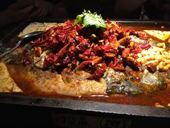 -探鱼·鲜青椒爽麻烤鱼(广州花都来又来店)