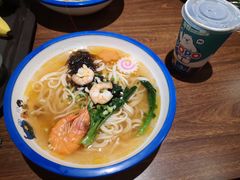 网红鲜虾面-海昌极光餐厅