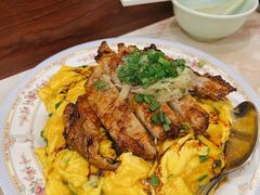 葱油鸡扒双蛋饭-香江姳苑粥饭(人民广场店)