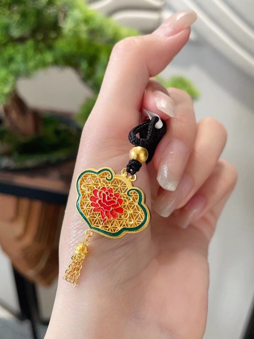 古法花丝吊坠 超级重工