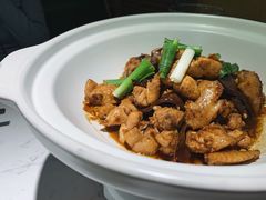 山茶油乳牛肝菌炒土鸡-望湘园湖南菜(赛格店)