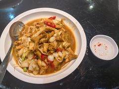 鹅肠炒百合-老六海鲜城