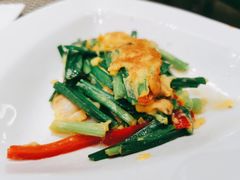 韭菜鸡蛋炒黄硯子-博悦茶餐厅(文殊院店)