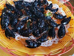 椒盐龙虱-菠菜美食