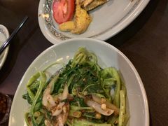 马拉盏炒通菜-大头虾越式风味餐厅(光明广场店)