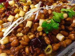双拼口味宫保鸡丁烤鱼-锦尚阁烤鱼•天津菜(宣武门胡同店)