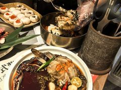 -草家酱蟹炭火烤肉店(珲春南路一店)