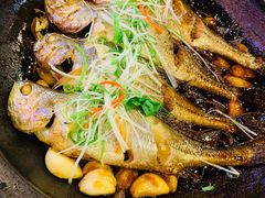 八分钟砂锅焗黄鱼-有喜胶东小馆(太申祥和店)