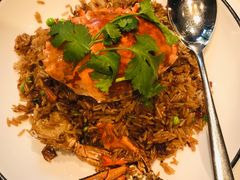 梭子蟹炒饭-杭州西湖柳莺里酒店·闻莺厅