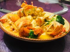 芝士焗龙虾伊面-盛港湾海鲜食府(黄沙店)