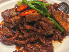 松茸菌焖带皮牛肉-好福记饭店(红梅公园店)