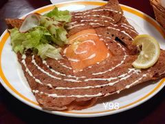 烟熏三文鱼芝士菠菜荞麦饼-La Creperie法餐厅(桃江路店)
