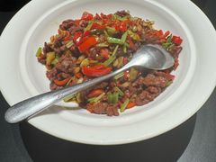 小炒黄牛肉-鸽子侯·家宴·平价海鲜(绿地店)