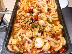 扇贝土豆粉-金太阳海鲜烧烤·本地人餐厅(星海公园店)