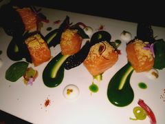 挪威三文鱼配法葱酱汁-AZUL by FUEL蓝色·法式酒馆(琶醍店)