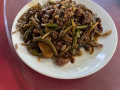 猪肉炖扁豆-南窖乡水峪村山情农家